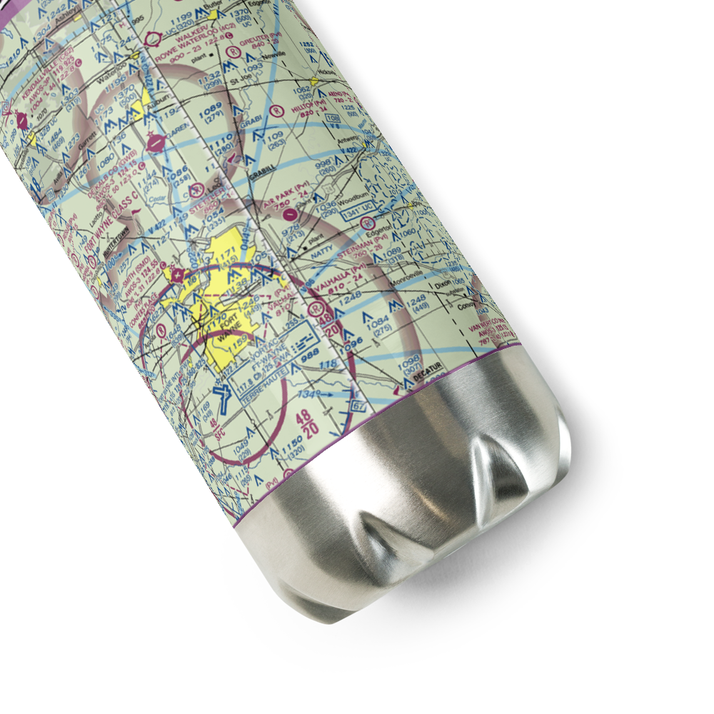 Pelz Port Airport (II11) VFR Sectional Water Bottle 