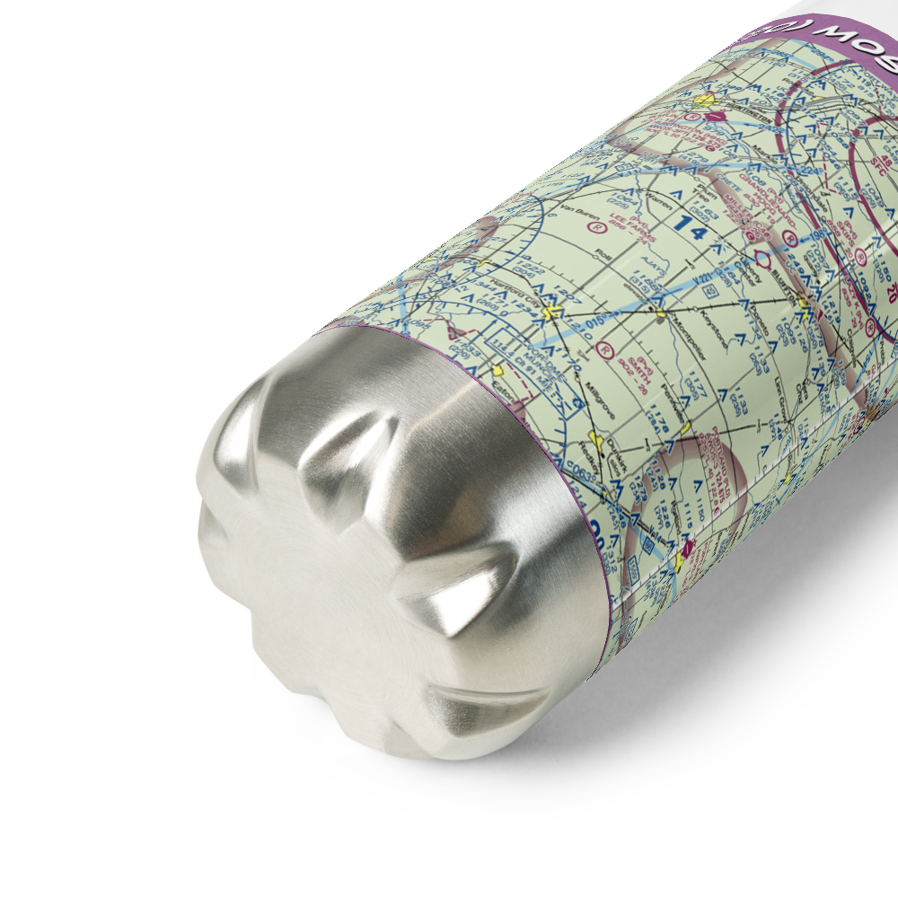 Mossburg Airport (II20) VFR Sectional Water Bottle 