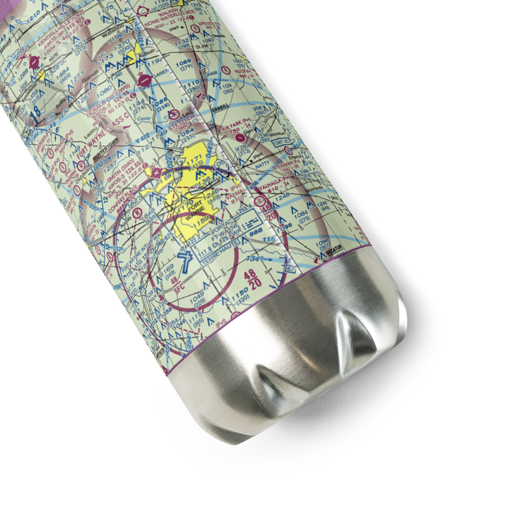 Stettler Strip (II28) VFR Sectional Water Bottle 