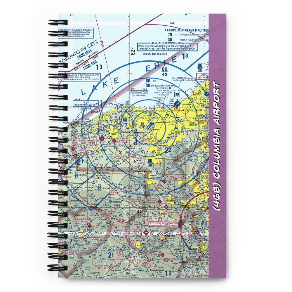 Columbia Airport (4G8) VFR Sectional Notebook 