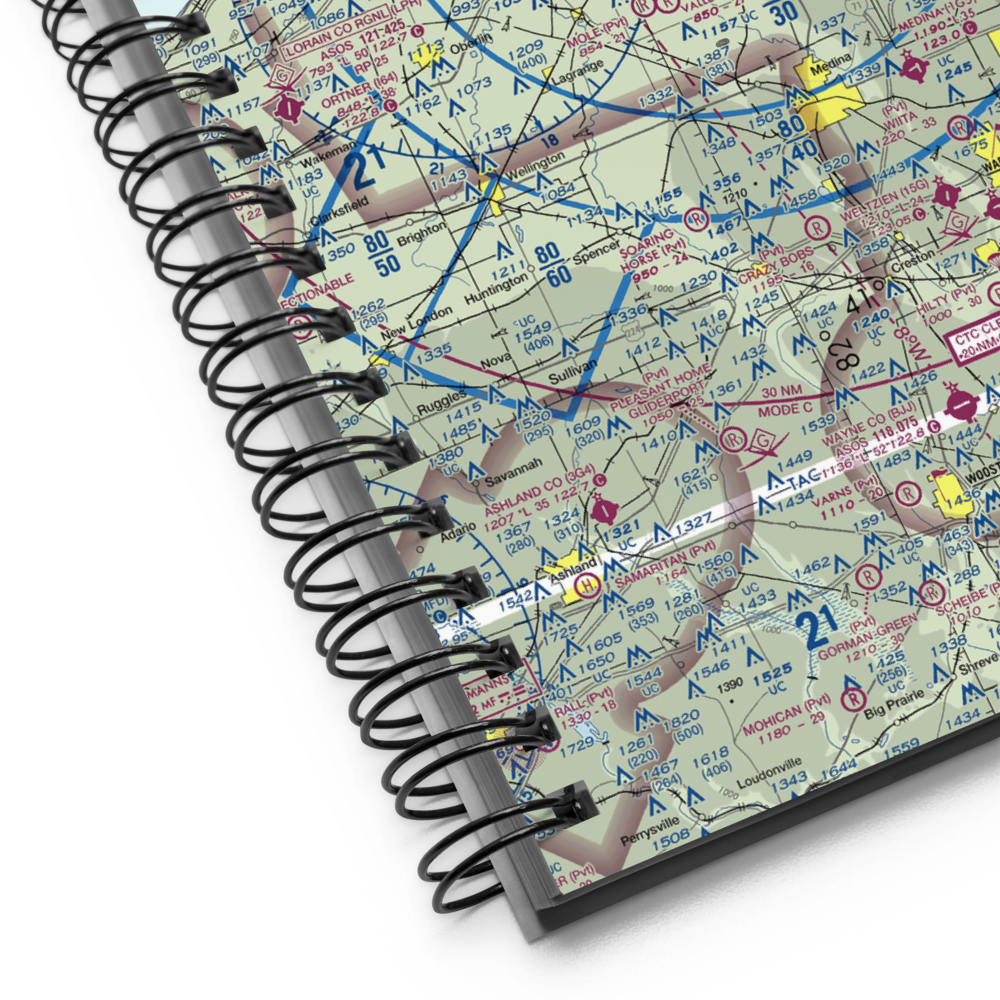 Columbia Airport (4G8) VFR Sectional Notebook 