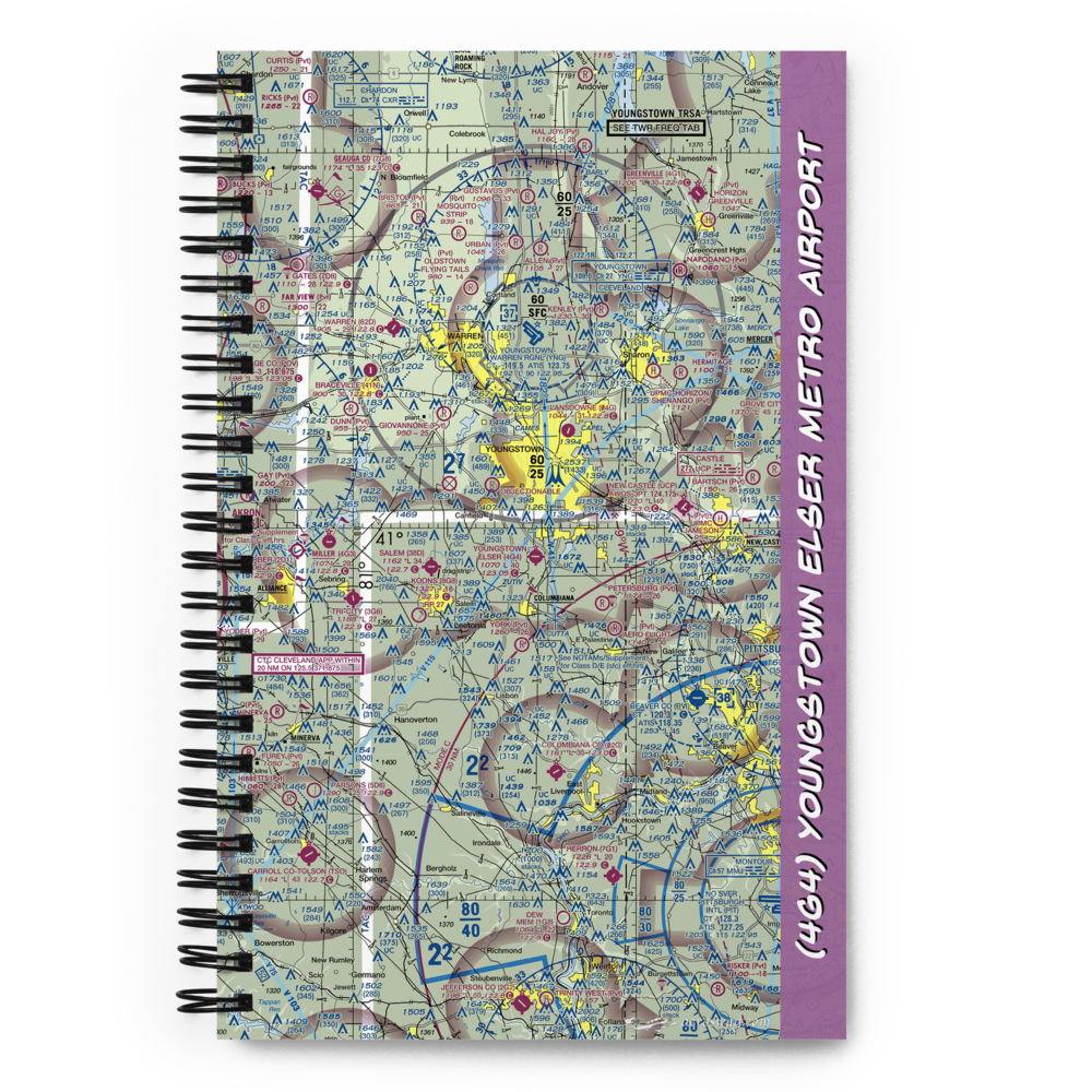 Youngstown Elser Metro Airport (4G4) VFR Sectional Notebook 