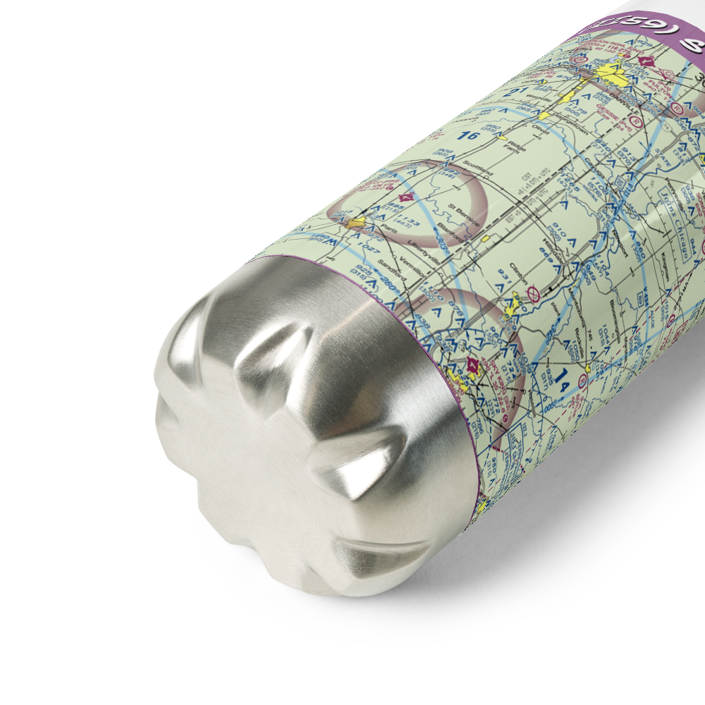 Strip Airport (II59) VFR Sectional Water Bottle 