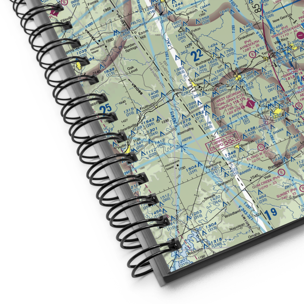 Polk County Airport- Cornelius Moore Field (4A4) VFR Sectional Notebook 