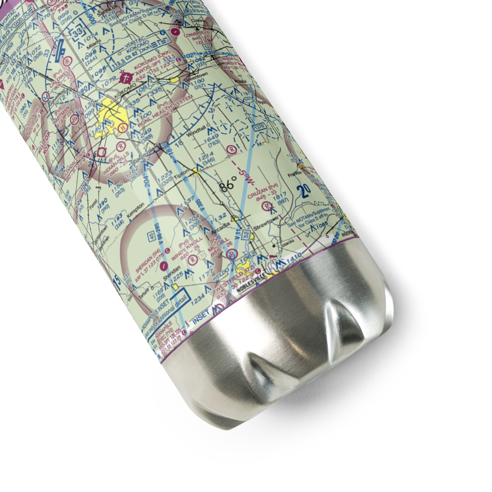 Salsbery Airport (II70) VFR Sectional Water Bottle 