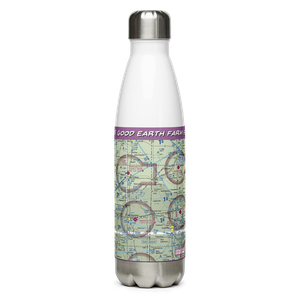 Good Earth Farm Strip (II73) VFR Sectional Water Bottle