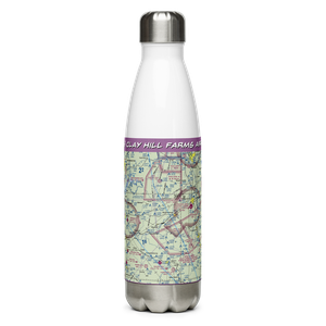 Clay Hill Farms Airport (II76) VFR Sectional Water Bottle