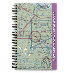 Carrington Municipal Airport (46D) VFR Sectional Notebook