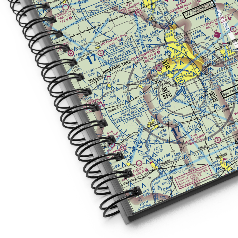 Beloit Airport (44C) VFR Sectional Notebook 