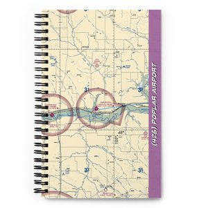 Poplar Airport (42S) VFR Sectional Notebook