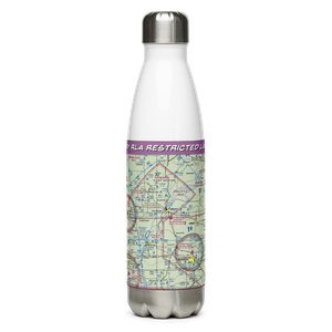 Kinsey RLA Restricted Landing Area (IL12) VFR Sectional Water Bottle