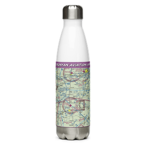 Runyan Aviation Airport (IL15) VFR Sectional Water Bottle