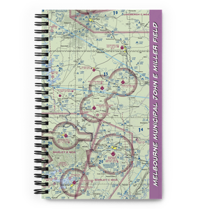 Melbourne Municipal John E Miller Field (42A) VFR Sectional Notebook