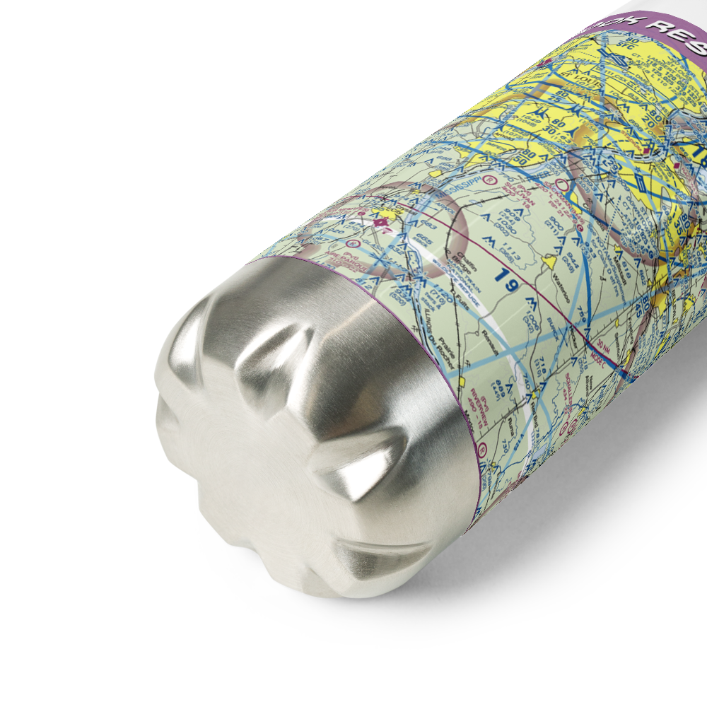 Crook Restricted Landing Area (IL18) VFR Sectional Water Bottle 