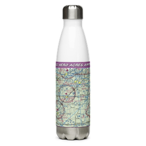 Aero Acres Airport (IL51) VFR Sectional Water Bottle