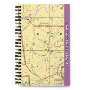 Belle Creek Airport (3V7) VFR Sectional Notebook