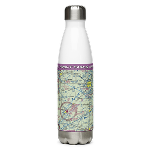 Hoblit Farms Airport (IL94) VFR Sectional Water Bottle