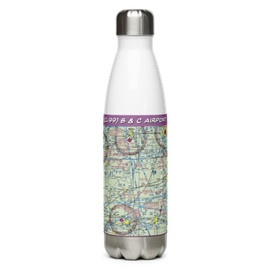 B & C Airport (IL99) VFR Sectional Water Bottle