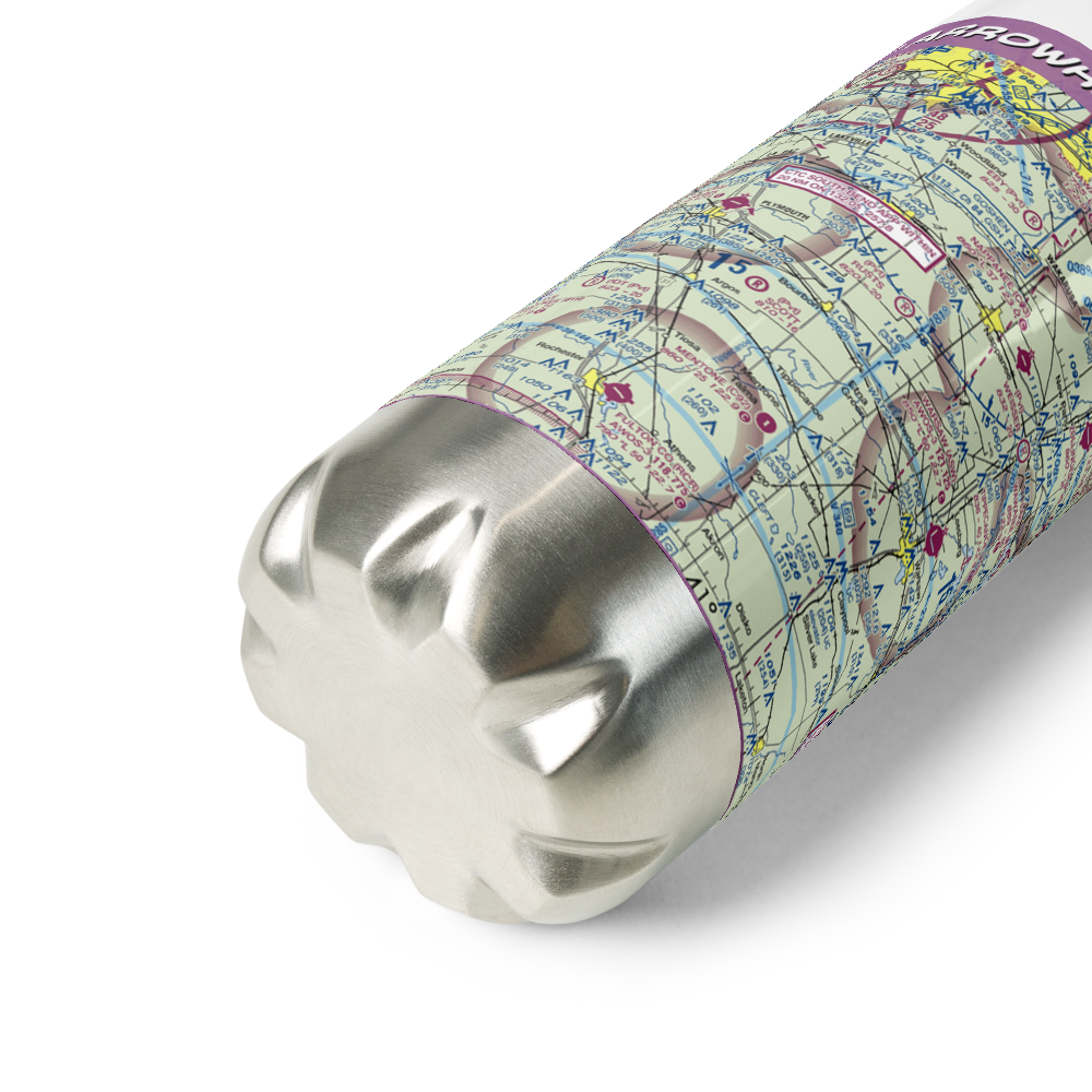 Arrowhead Farm Airport (IN11) VFR Sectional Water Bottle 