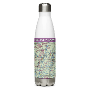 T & T Airport (IN15) VFR Sectional Water Bottle