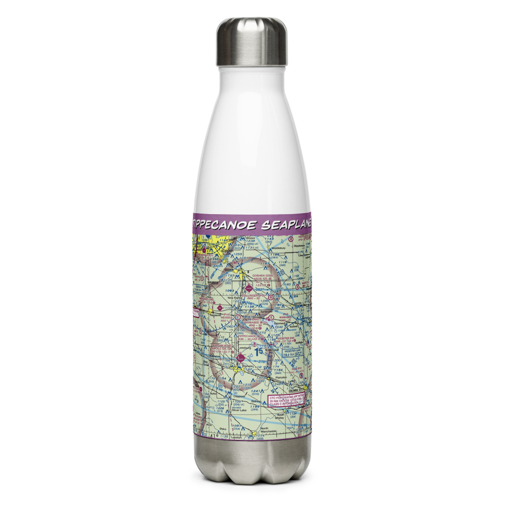 Tippecanoe Seaplane Base (01B) VFR Sectional Water Bottle 