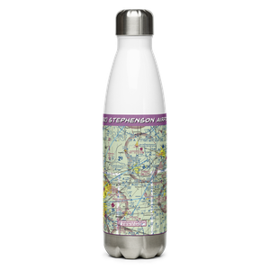 Stephenson Airport (IN32) VFR Sectional Water Bottle