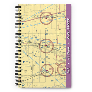 Syracuse Hamilton County Municipal Airport (3K3) VFR Sectional Notebook
