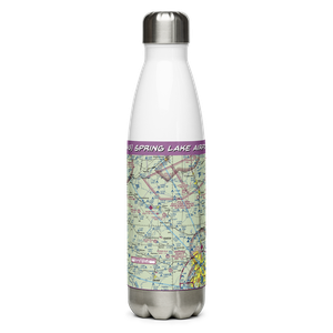 Spring Lake Airport (IN43) VFR Sectional Water Bottle