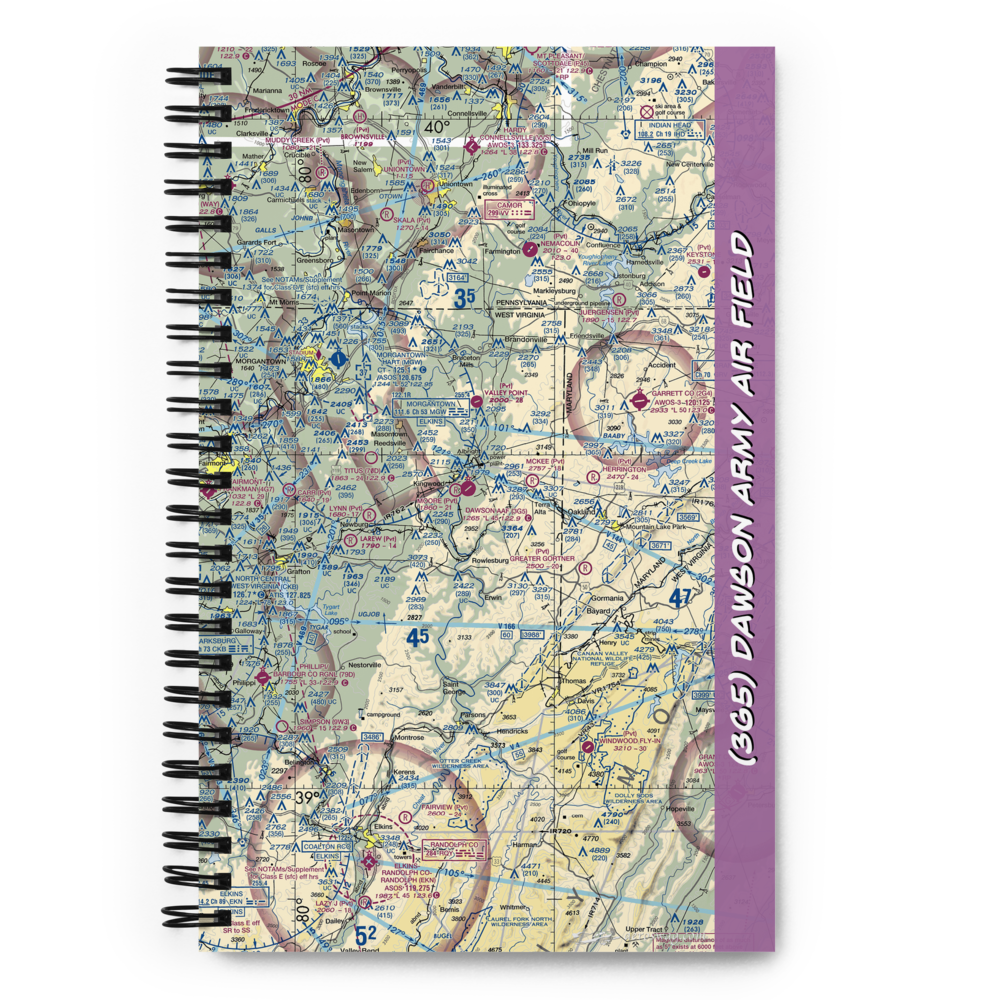 Dawson Army Air Field (3G5) VFR Sectional Notebook 