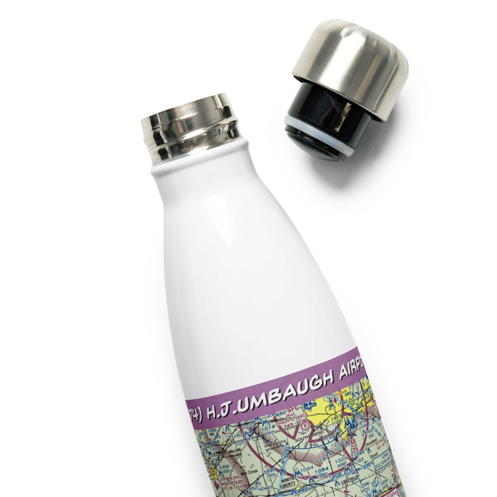 H.J.Umbaugh Airport (IN74) VFR Sectional Water Bottle 