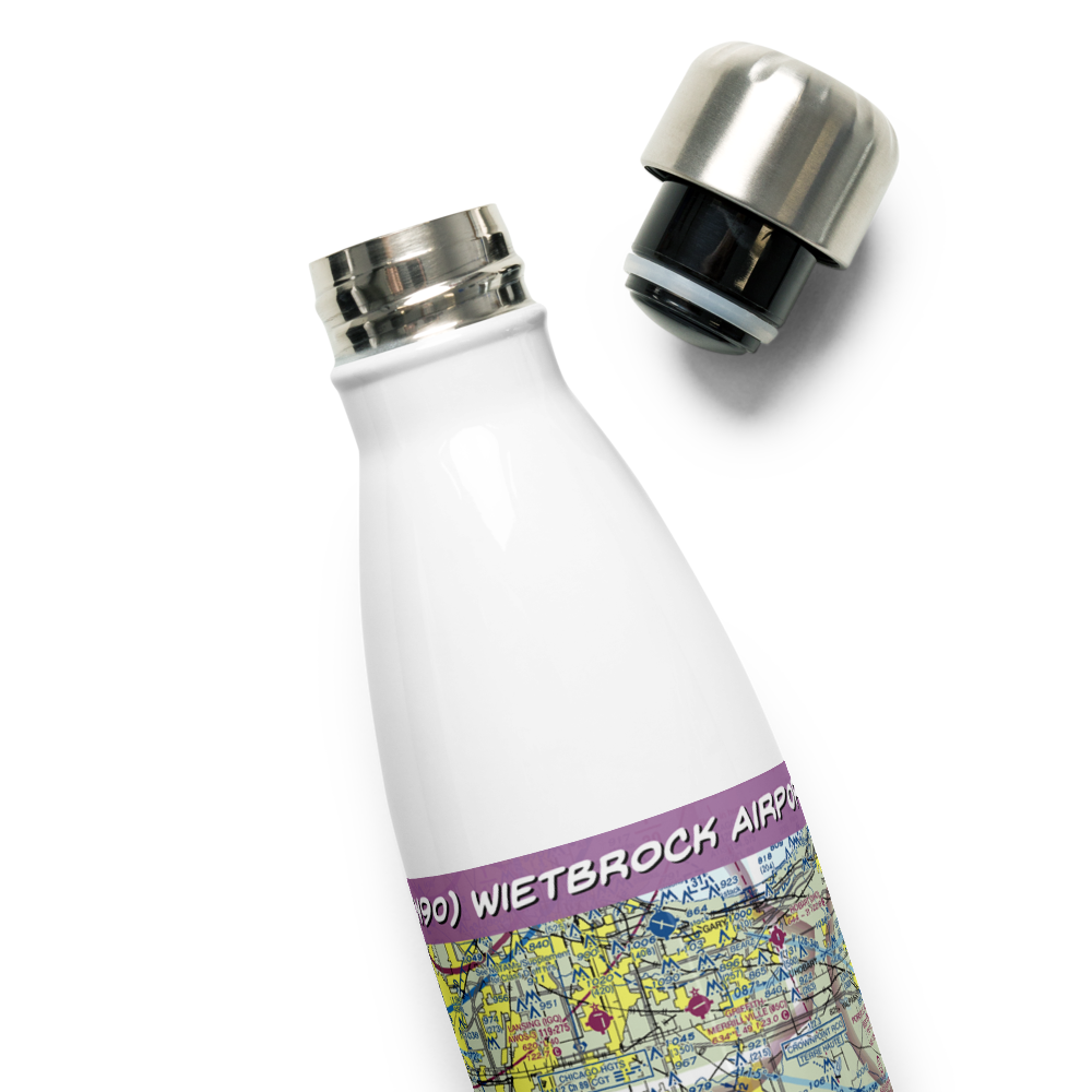Wietbrock Airport (IN90) VFR Sectional Water Bottle 