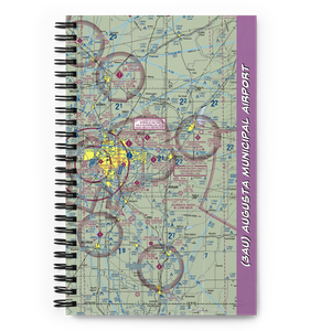 Augusta Municipal Airport (3AU) VFR Sectional Notebook