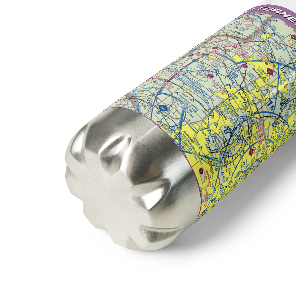 Turner Seaplane Base (IS23) VFR Sectional Water Bottle 