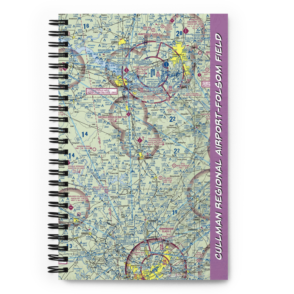 Cullman Regional Airport-Folsom Field (CMD) VFR Sectional Notebook 