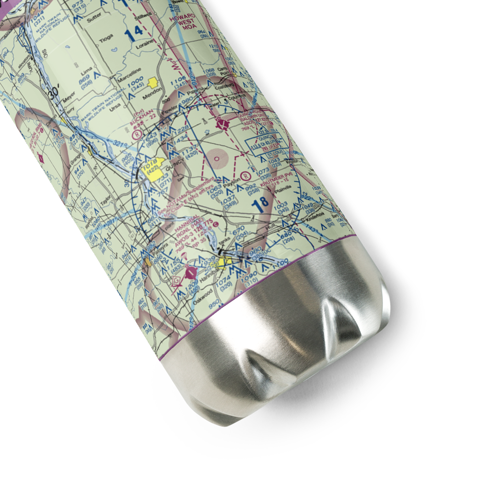 Mast Field (IS45) VFR Sectional Water Bottle 