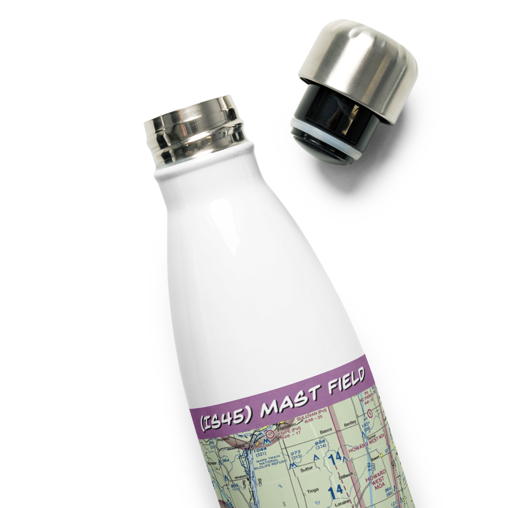 Mast Field (IS45) VFR Sectional Water Bottle 