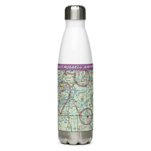 Russell Airport (IS52) VFR Sectional Water Bottle
