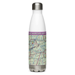 Morton Airport (IS55) VFR Sectional Water Bottle
