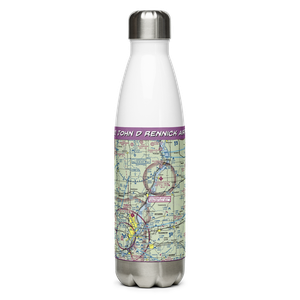 John D Rennick Airport (IS62) VFR Sectional Water Bottle