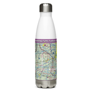 Harrington Farms Airport (IS95) VFR Sectional Water Bottle