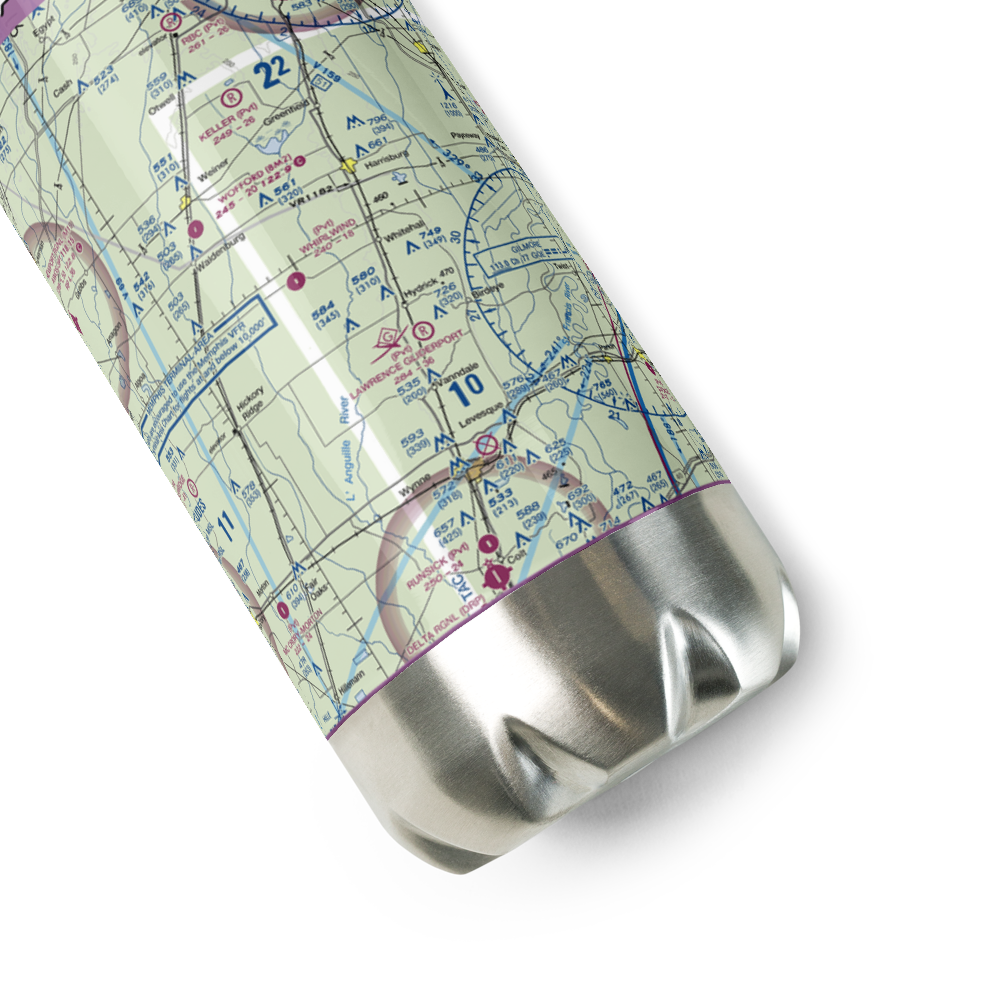 Jamies (JAMI) VFR Sectional Water Bottle 