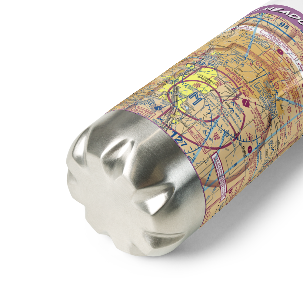 Meadow Lake Airport (FLY) VFR Sectional Water Bottle 