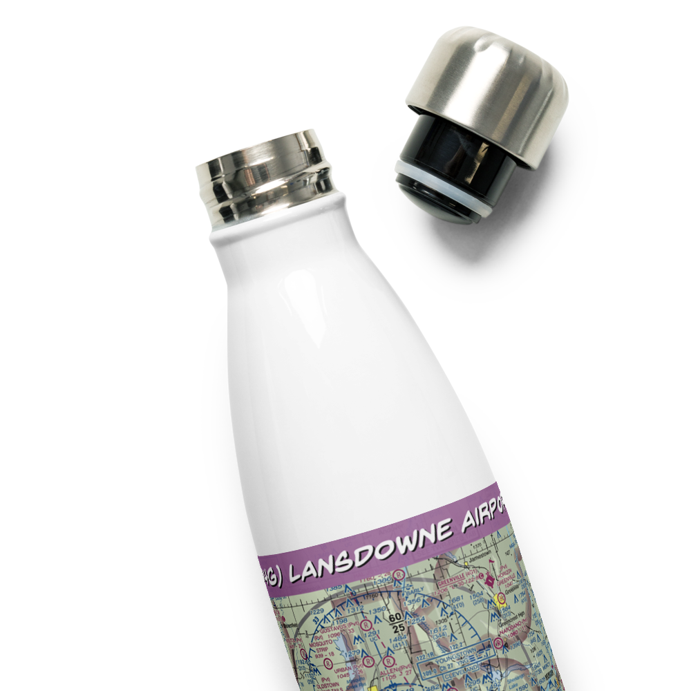 Lansdowne Airport (04G) VFR Sectional Water Bottle 