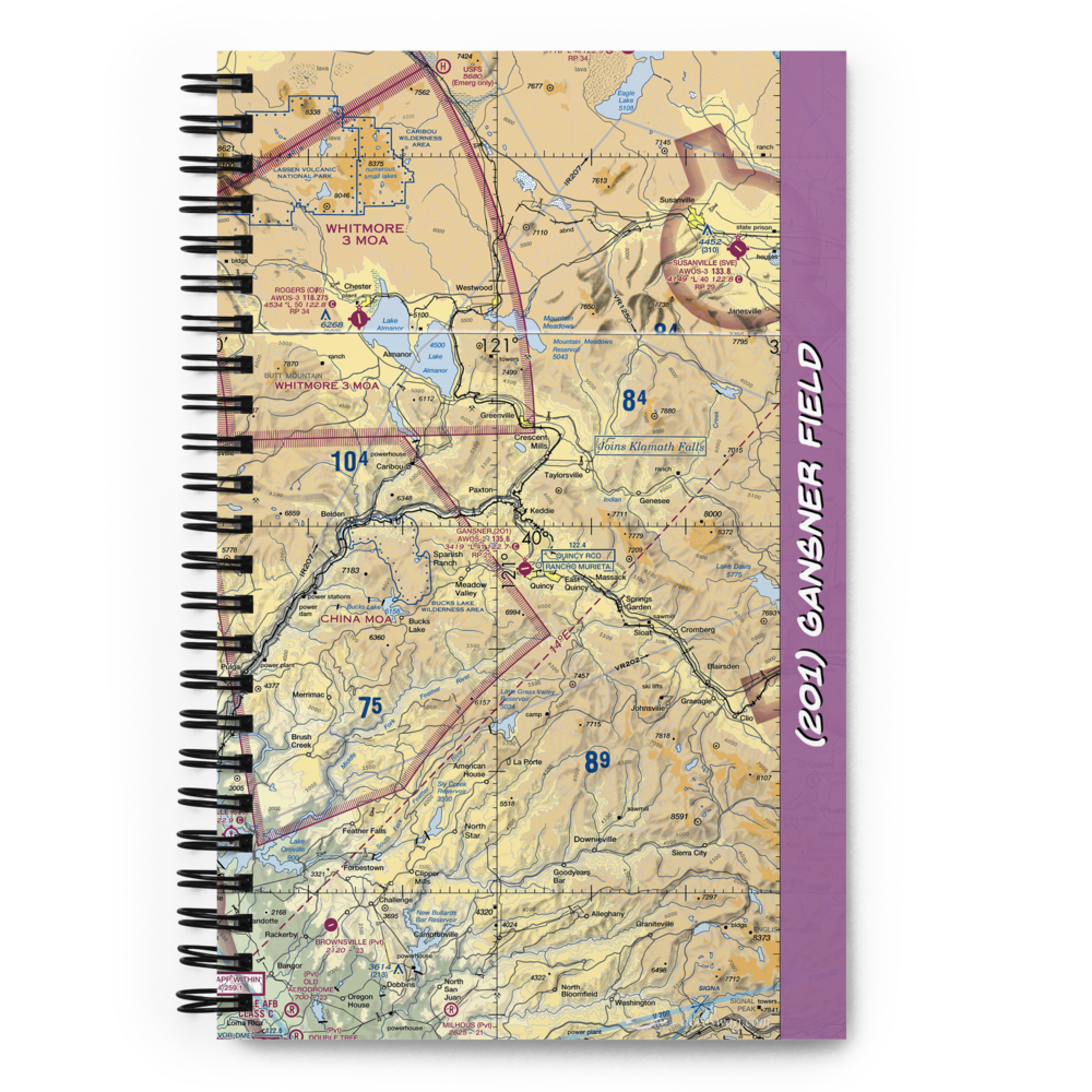 Gansner Field (2O1) VFR Sectional Notebook 