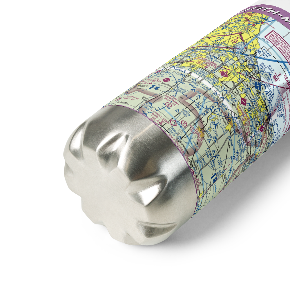 Griffith-Merrillville Airport (05C) VFR Sectional Water Bottle 