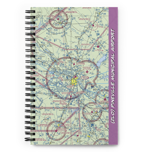 Pineville Municipal Airport (2L0) VFR Sectional Notebook