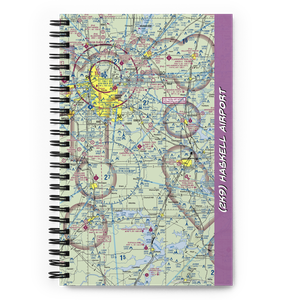 Haskell Airport (2K9) VFR Sectional Notebook