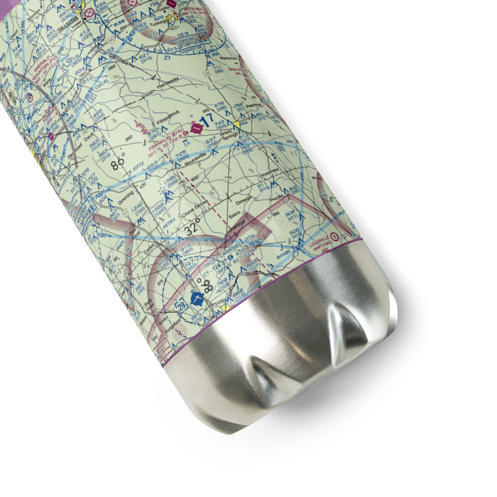 Franklin Field (07A) VFR Sectional Water Bottle 