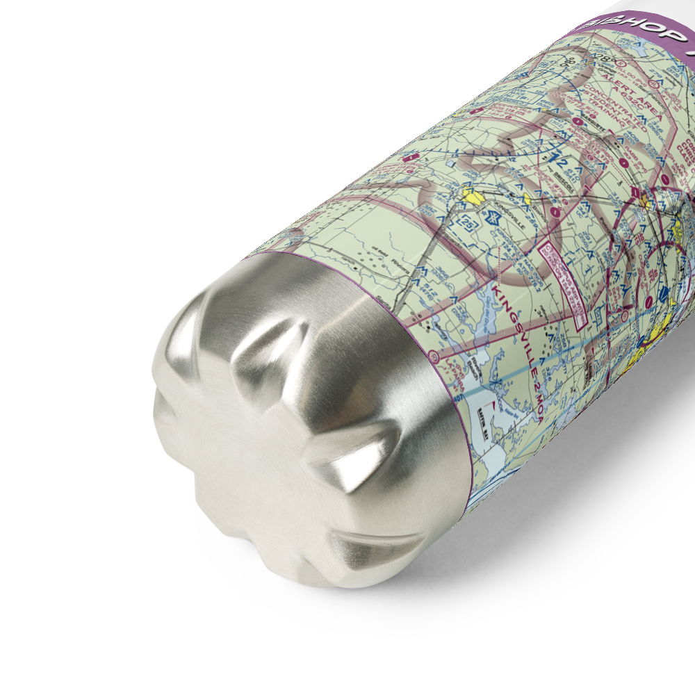 Bishop Municipal Airport (07R) VFR Sectional Water Bottle 