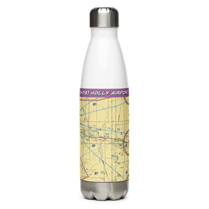 Holly Airport (K08) VFR Sectional Water Bottle